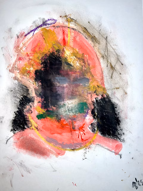 Self portrait outside depression