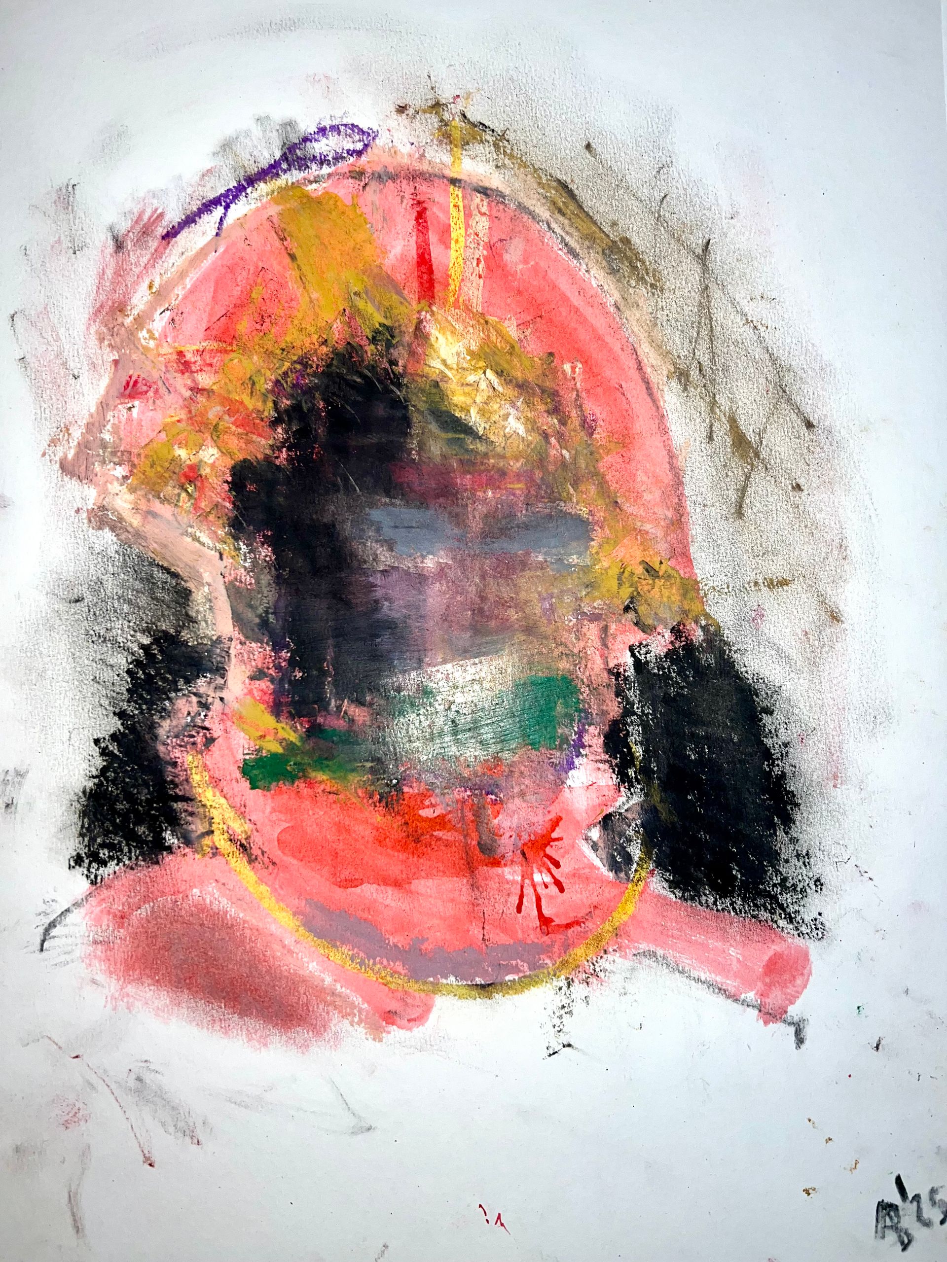 Self portrait outside depression